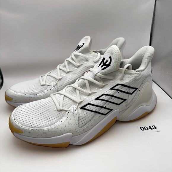 Adidas Mahome 1 Impact FL White Gum Basketball Shoes Size 14 main image 6